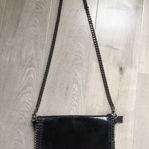 Chained leather cross over bag similar to Stella M